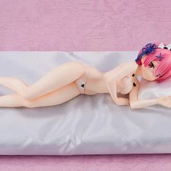 Kadokawa 1/7 Re: Zero -Starting Life In Another World- Ram Sleep Sharing Ver Scale Statue Figure PVC
