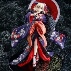 Kadokawa 1/7 Fate/Stay Night Saber Alter (Kimono Ver.) Scale Statue Figure Anime Statues (Manufacture)