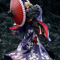 Kadokawa 1/7 Fate/Stay Night Saber Alter (Kimono Ver.) Scale Statue Figure Anime Statues (Manufacture)