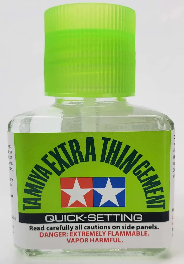 Mr. Hobby Paint And Model Supplies / Tools Tamiya Extra Thin Cement (Quick-Setting) 40ml Paint Bottle 3 Mr. Hobby Paint And Model Supplies / Tools Tamiya Extra Thin Cement (Quick-Setting) 40ml Paint Bottle