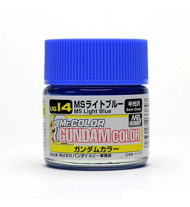Mr. Hobby Mr. Color Gundam Color UG14 MS Light Blue Semi Gloss 10ml Bottle 3 Mr. Hobby Mr. Color Gundam Color UG14 MS Light Blue Semi Gloss 10ml Bottle