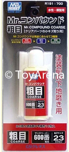Paint And Model Supplies / Tools Mr. Hobby Mr. Compound Coarse 600 Gritt R191 3 Paint And Model Supplies / Tools Mr. Hobby Mr. Compound Coarse 600 Gritt R191