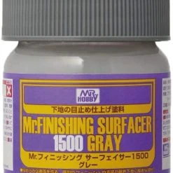 Mr. Hobby Mr. Finishing Surfacer 1500 Gray Bottle 40ml SF289 SF-289 Model Kit