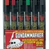 GSI Gundam Marker HG MG RG PG GMS108 Zeon Markers Set