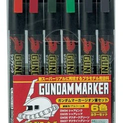 GSI Gundam Marker HG MG RG PG GMS108 Zeon Markers Set