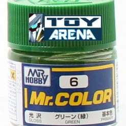 Paint And Model Supplies / Tools Mr. Hobby Mr. Color C6 Gloss Green 10ml Bottle