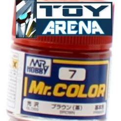 Mr. Hobby Mr. Color C7 Gloss Brown 10ml Bottle