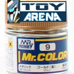 Paint And Model Supplies / Tools Mr. Hobby Mr. Color C9 Metallic Gold 10ml Bottle