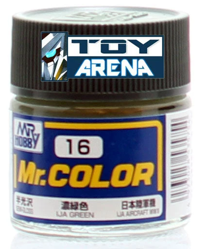 Mr. Hobby Mr. Color C16 Semi-Gloss IJA Green 10ml Bottle 3 Mr. Hobby Mr. Color C16 Semi-Gloss IJA Green 10ml Bottle