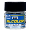 Paint And Model Supplies / Tools Mr. Hobby Mr. Color C33 Flate Black 10ml Bottle