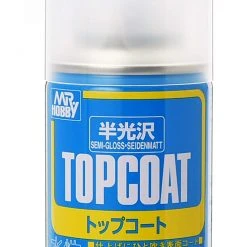 Other Model Kits/ Accessories Mr. Hobby Mr. Top Coat Semi-Gloss Spray 88ml B502 B-502 Model Kit