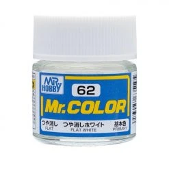 Paint And Model Supplies / Tools Mr. Hobby Mr. Color C62 Flat White 10ml Bottle