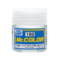 Mr. Hobby Mr. Color C182 Flat Clear 10ml Bottle Paint And Model Supplies / Tools