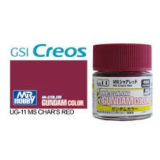 Mr. Hobby Mr. Color Gundam Color UG11 Char Red Semi Gloss 10ml Bottle