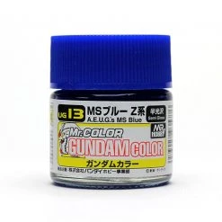 Mr. Hobby Mr. Color Gundam Color UG13 AEUG MS Blue Semi Gloss 10ml Bottle
