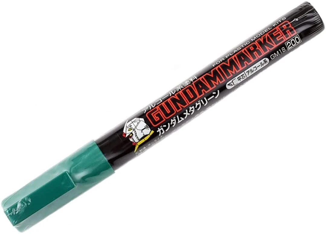 GSI Gundam Marker GM18 Metallic Green - Chisel Tip Marker Paint Pen 3 GSI Gundam Marker GM18 Metallic Green - Chisel Tip Marker Paint Pen