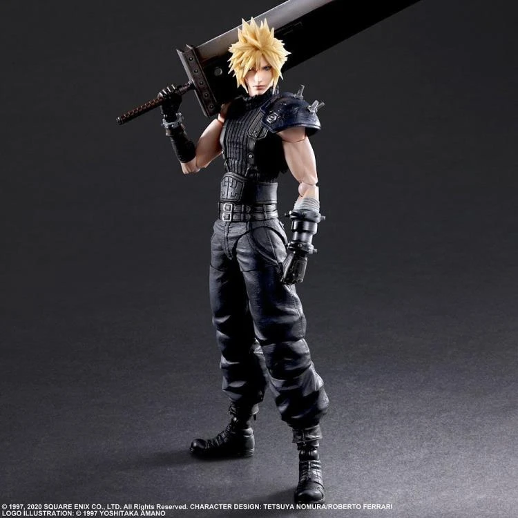 Square Enix Final Fantasy VII Remake Cloud Strife Ver. 2 Play Arts Kai Action Figure 5 Square Enix Final Fantasy VII Remake Cloud Strife Ver. 2 Play Arts Kai Action Figure