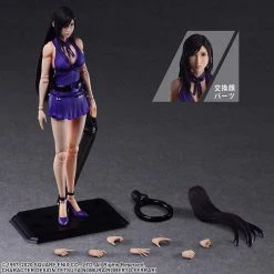 Square Enix Final Fantasy VII Remake Tifa Lockhart (Dress Ver.) Play Arts Kai Action Figure
