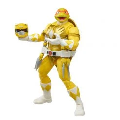 Hasbro Lightning Collection Mighty Morphin Power Rangers X Teenage Mutant Ninja Turtles Morphed April O'Neil & Morphed Michelangelo Action Figure