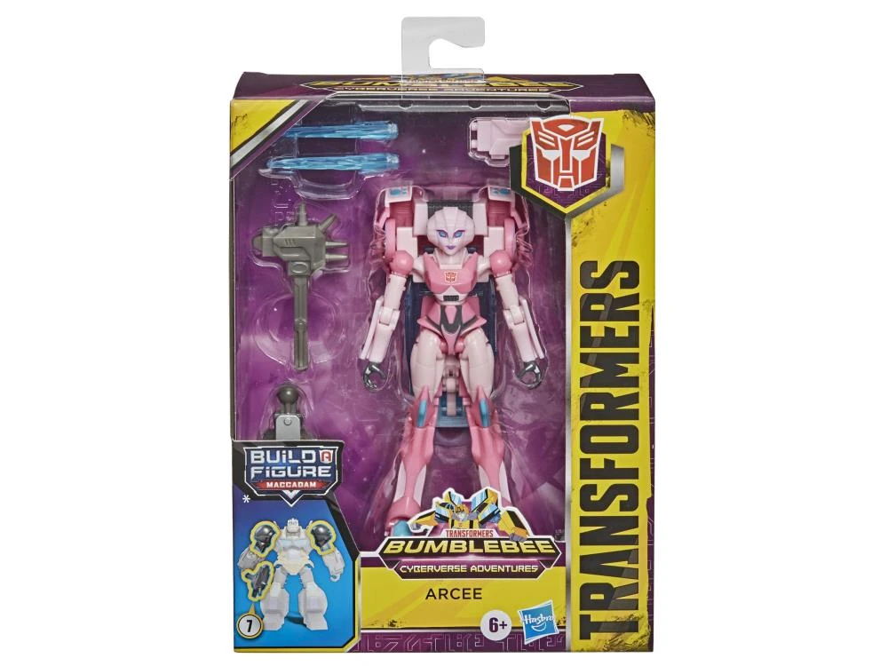 Hasbro Transformers: Bumblebee Cyberverse Adventures Deluxe Arcee Action Figure (BAF Maccadam) 5 Hasbro Transformers: Bumblebee Cyberverse Adventures Deluxe Arcee Action Figure (BAF Maccadam)