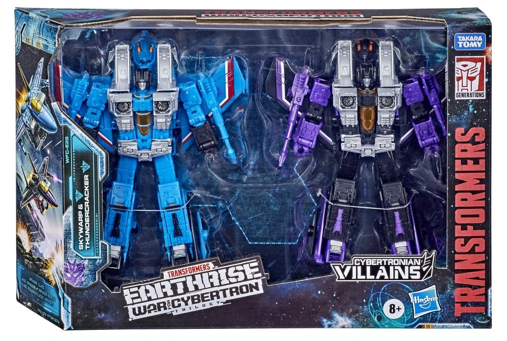 Hasbro Transformers War For Cybertron Earthrise Voyager Thundercracker & Skywarp Seeker 2-Pack Action Figures WFC-E29 5 Hasbro Transformers War For Cybertron Earthrise Voyager Thundercracker & Skywarp Seeker 2-Pack Action Figures WFC-E29