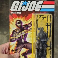 Hasbro Retro G.I. Joe Snake Eyes Walmart Exclusive Action Figure