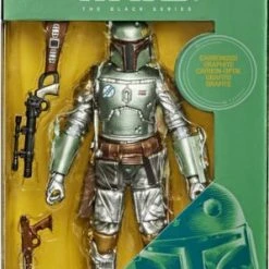 Hasbro Star Wars Black Series 40th Carbonized Boba Fett Exclusive 6 Inch Action Figure