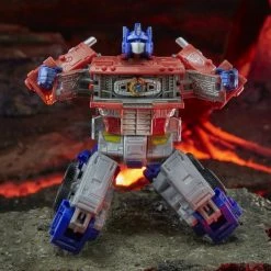 Hasbro Transformers Generations War For Cybertron: Kingdom Leader Optimus Prime Action Figure WFC-K11
