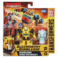 Hasbro Transformers War For Cybertron Trilogy Core Buzzworthy Bumblebee And Spike Witwicky 2 Pack Action Figure 10 Hasbro Transformers War For Cybertron Trilogy Core Buzzworthy Bumblebee And Spike Witwicky 2 Pack Action Figure