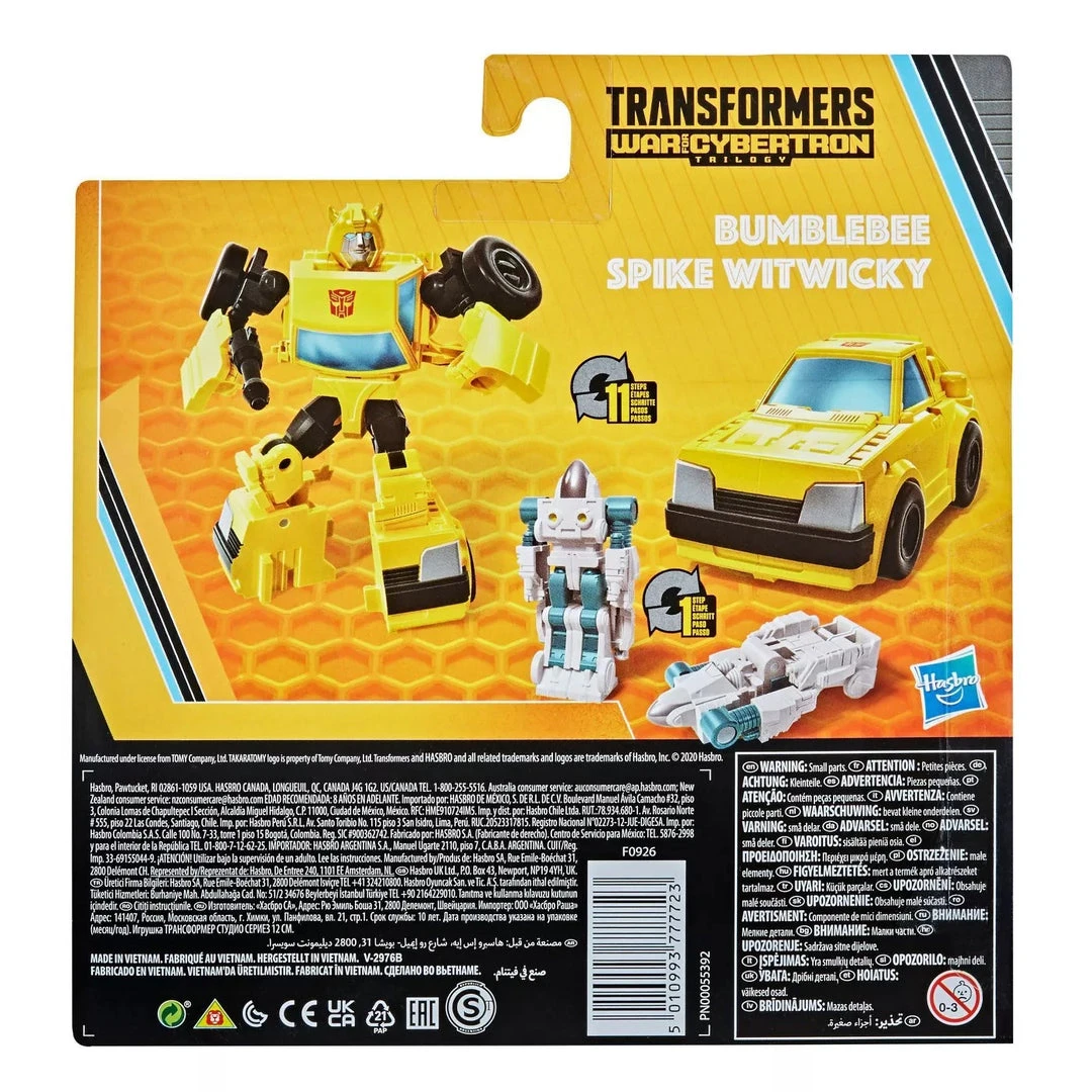 Hasbro Transformers War For Cybertron Trilogy Core Buzzworthy Bumblebee And Spike Witwicky 2 Pack Action Figure 5 Hasbro Transformers War For Cybertron Trilogy Core Buzzworthy Bumblebee And Spike Witwicky 2 Pack Action Figure