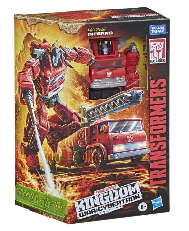 Hasbro Transformers Generations War For Cybertron: Kingdom Voyager Inferno Action Figure WFC-K19 8 Hasbro Transformers Generations War For Cybertron: Kingdom Voyager Inferno Action Figure WFC-K19