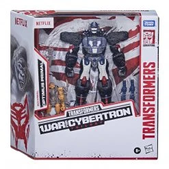 Hasbro Transformers Generations Netflix War For Cybertron: Trilogy Voyager Optimus Primal And Core Rattrap Action Figure Exclusive