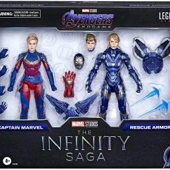 Hasbro Marvel Legends The Infinity Saga Captain Marvel And Rescue Armor 2 Pack Action Figure 19 Hasbro Marvel Legends The Infinity Saga Captain Marvel And Rescue Armor 2 Pack Action Figure