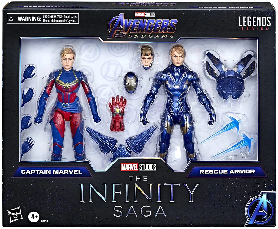 Hasbro Marvel Legends The Infinity Saga Captain Marvel And Rescue Armor 2 Pack Action Figure 11 Hasbro Marvel Legends The Infinity Saga Captain Marvel And Rescue Armor 2 Pack Action Figure