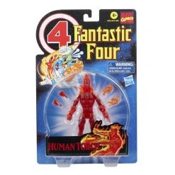 Hasbro Marvel Legends Vintage Retro Collection Fantastic Four Wave Human Torch Action Figure