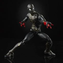 Hasbro Marvel Legends Spider-Man: No Way Home Wave Black And Gold Suit Spider-Man (Marvel's Armadillo BAF)
