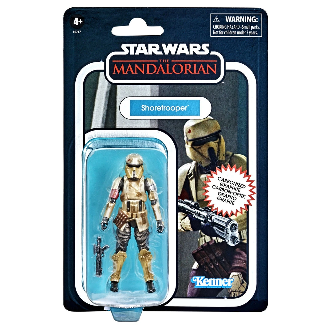 Hasbro Star Wars Vintage Collection Shoretrooper Carbonized F2717 3.75" Action Figure 6 Hasbro Star Wars Vintage Collection Shoretrooper Carbonized F2717 3.75" Action Figure