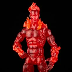 Hasbro Marvel Legends Vintage Retro Series Fantastic Four 4 Human Torch Action Figure