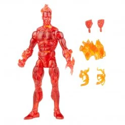 Hasbro Marvel Legends Vintage Retro Series Fantastic Four 4 Human Torch Action Figure