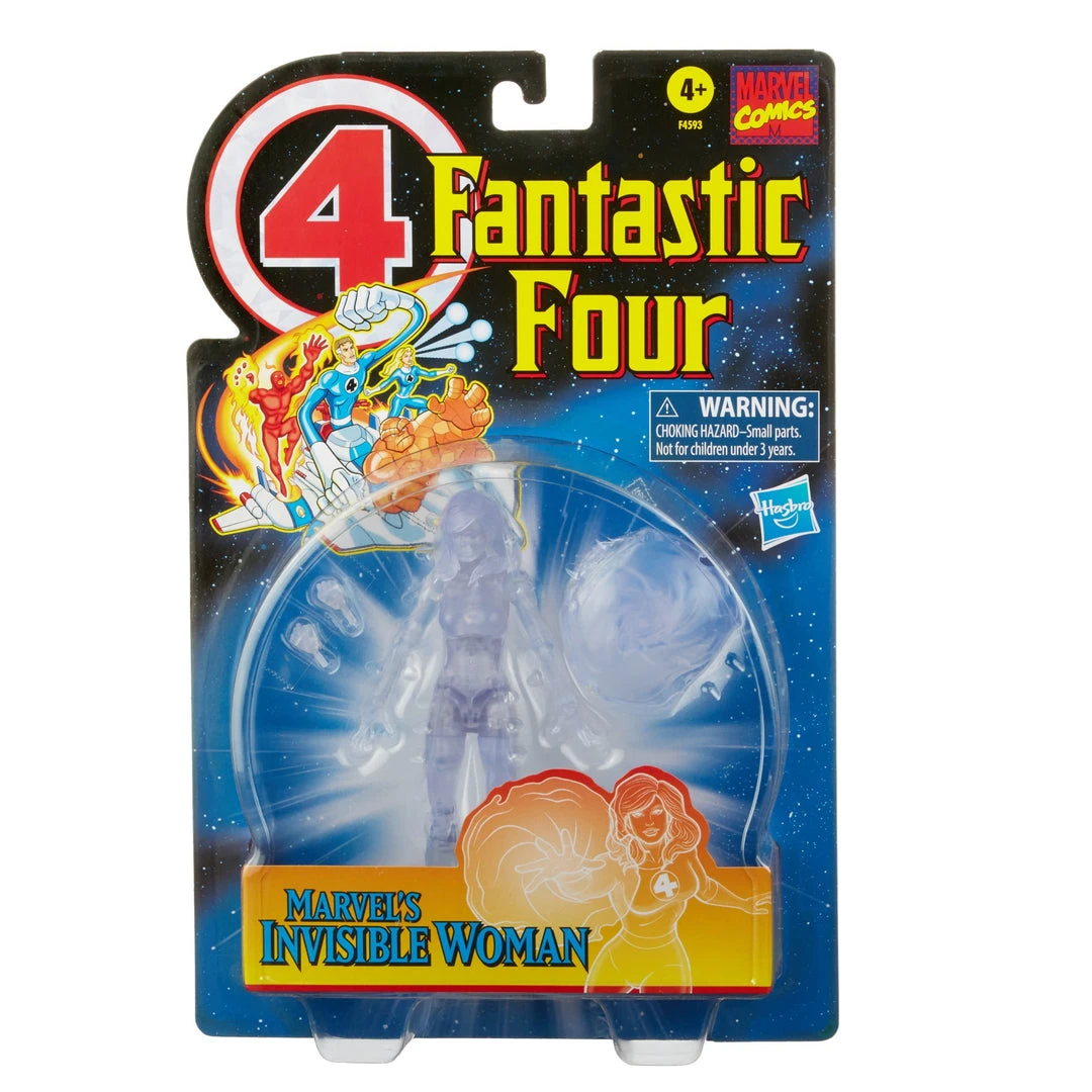 Hasbro Marvel Legends Vintage Retro Series Fantastic Four 4 Invisible Woman Action Figure 8 Hasbro Marvel Legends Vintage Retro Series Fantastic Four 4 Invisible Woman Action Figure