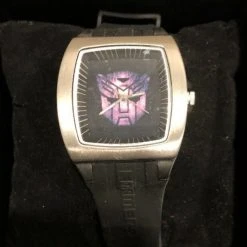 Hasbro Transformers Metal Decepticon Logo Dial Watch