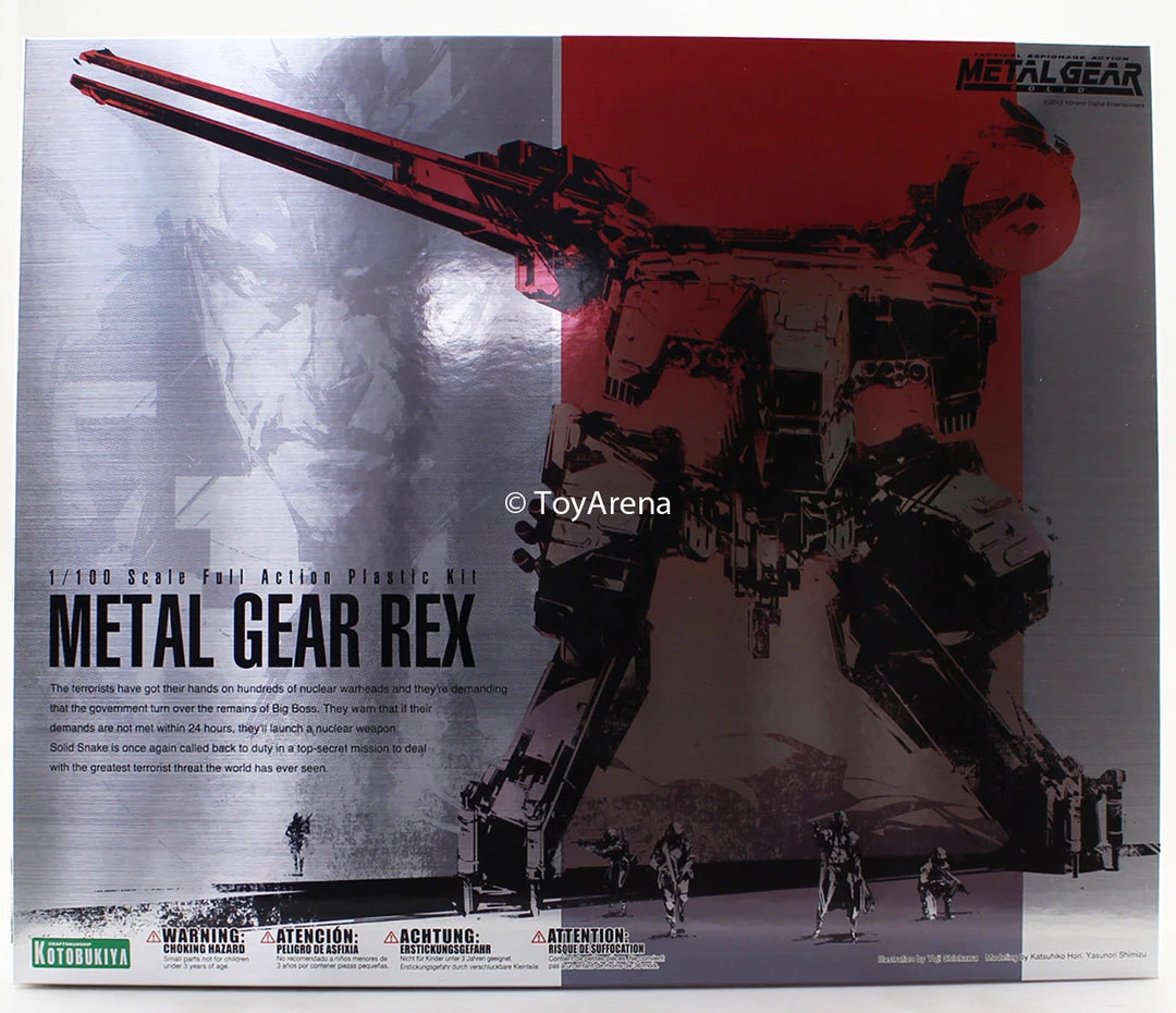 Kotobukiya Metal Gear Rex 1/100 Metal Gear Solid Model Kit KP221R Gundam 1/100 Scale Model Kits 10 Kotobukiya Metal Gear Rex 1/100 Metal Gear Solid Model Kit KP221R Gundam 1/100 Scale Model Kits
