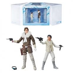 Hasbro Star Wars Black Series Han Solo And Princess Leia Organa Exclusive Pack 6 Inch Action Figure