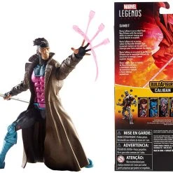 Hasbro Marvel Legends X-Men Series Gambit Caliban BAF Wave Action Figure
