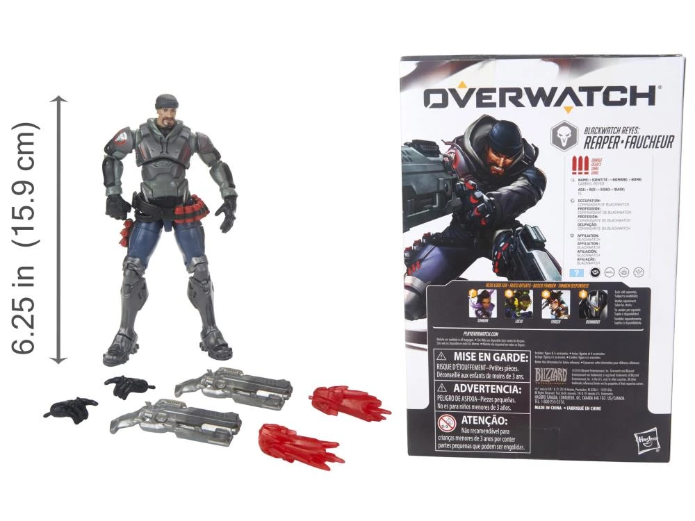 Hasbro Overwatch Ultimates Reaper (Blackwatch Reyes) Action Figure 3 Hasbro Overwatch Ultimates Reaper (Blackwatch Reyes) Action Figure