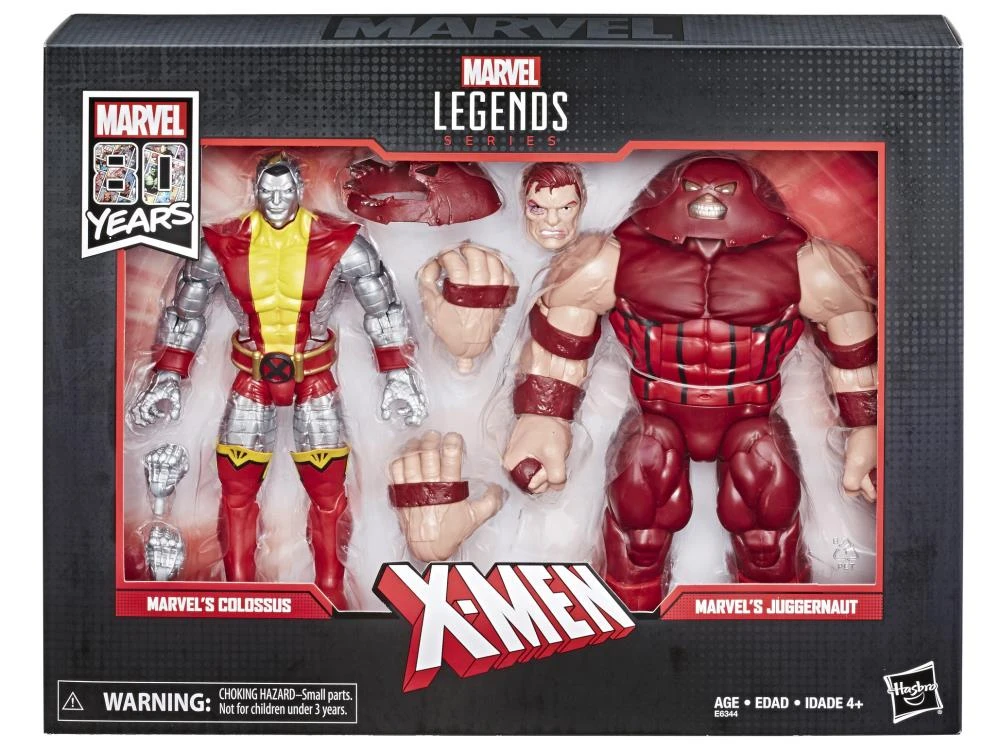 Hasbro Marvel Legends 80th Anniversary: Colossus Vs Juggernaut X-Men Action Figures 12 Hasbro Marvel Legends 80th Anniversary: Colossus Vs Juggernaut X-Men Action Figures