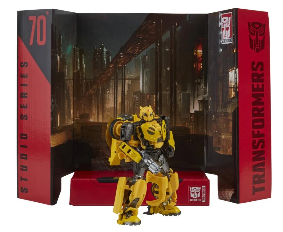 Hasbro Transformers Generations Studio Series #70 Deluxe Bumblebee B-127 Action Figure 8 Hasbro Transformers Generations Studio Series #70 Deluxe Bumblebee B-127 Action Figure