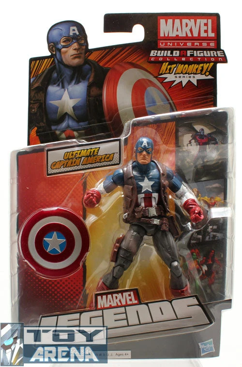 Hasbro Marvel Legends Universe 2013 Wave 1 Ultimate Captain America Hit Monkey Series Action Figure 3 Hasbro Marvel Legends Universe 2013 Wave 1 Ultimate Captain America Hit Monkey Series Action Figure