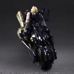 Square Enix Final Fantasy VII: Advent Children Cloud Strife And Fenrir Play Arts Kai Action Figure