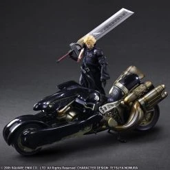 Square Enix Final Fantasy VII: Advent Children Cloud Strife And Fenrir Play Arts Kai Action Figure